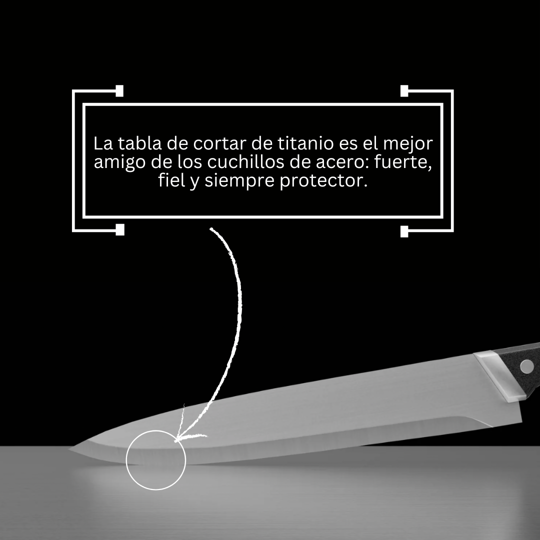 Titanio Puro™ - Tabla de Cortar de Titanio